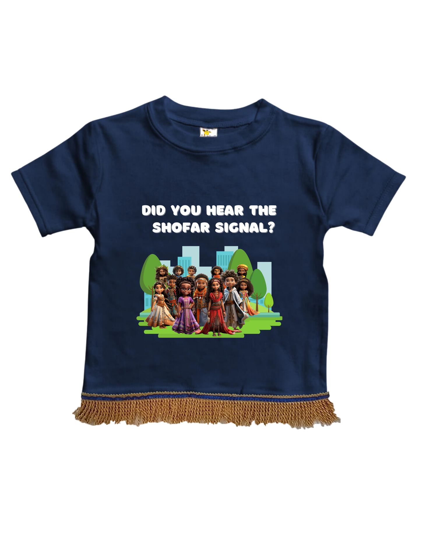 Commandment City Shofar Signal - 100% Cotton Kids Shirt