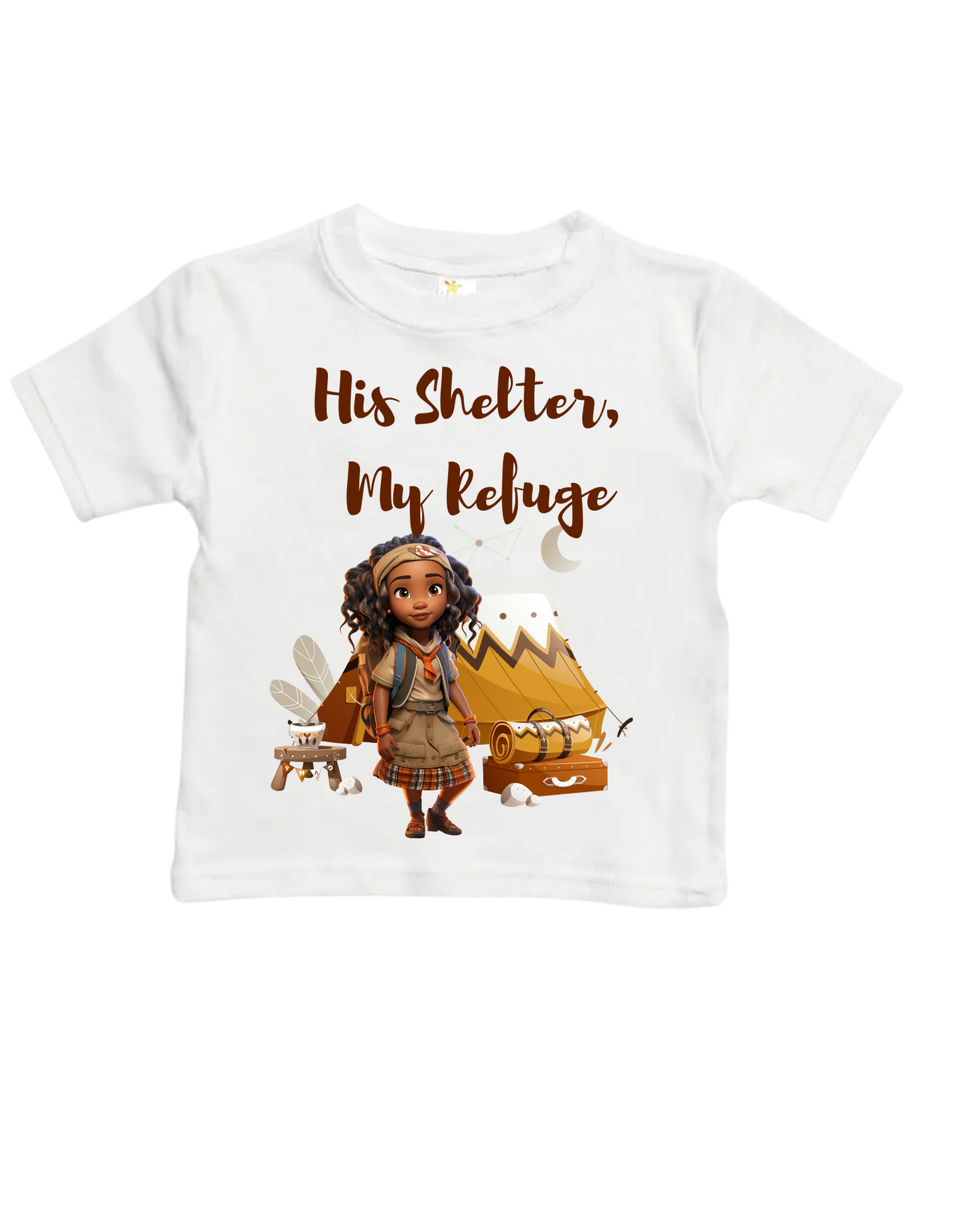 His Shelter My Refuge - 100% Cotton Kids Shirt