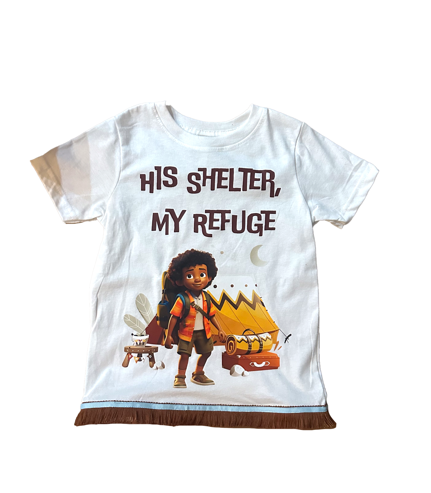 His Shelter My Refuge - 100% Cotton Kids Shirt