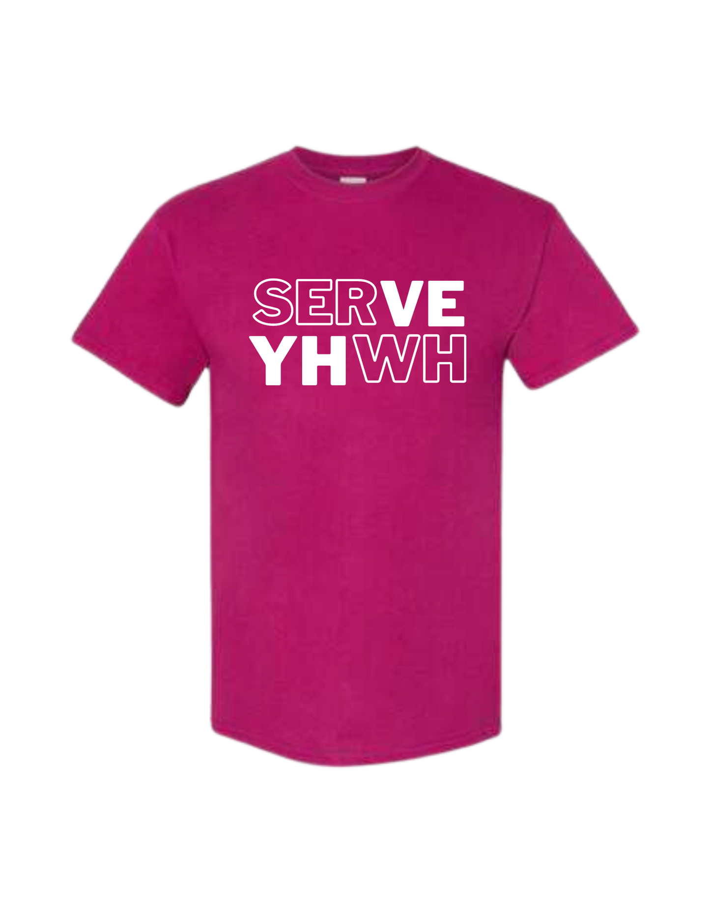 Serve YHWH - 100% Cotton Adult Shirt